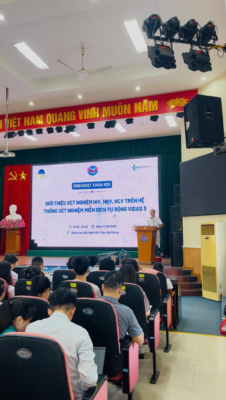 Hội thảo khoa học: “Giới thiệu xét nghiệm HIV, HBV, HCV trên hệ thống xét nghiệm miễn dịch tự động VIDAS 3"